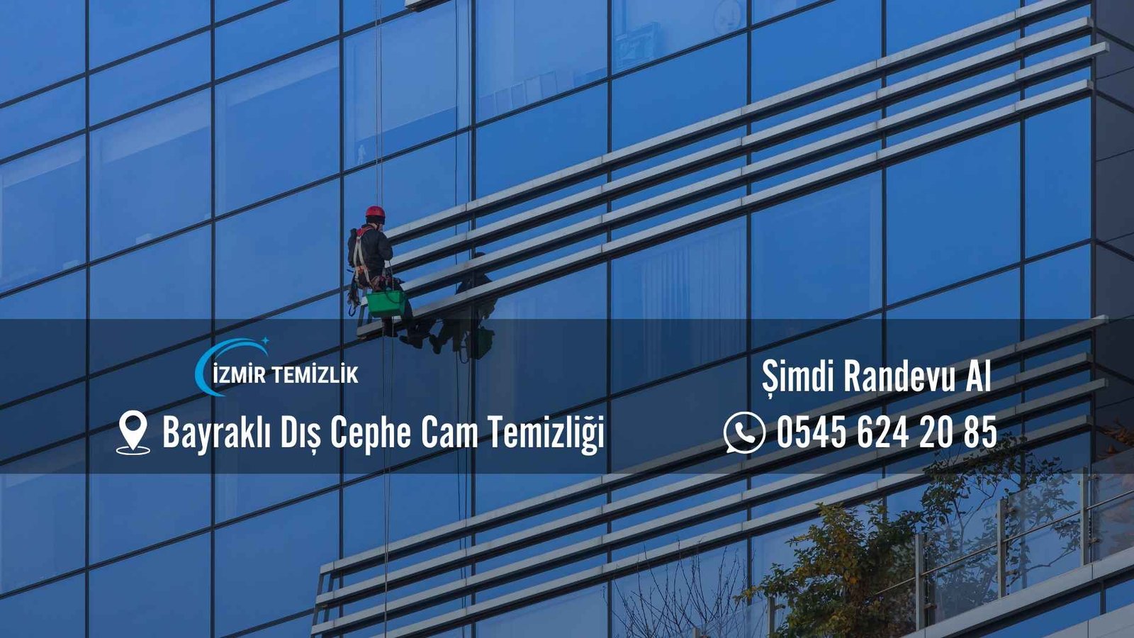 Bayraklı Dış Cephe Cam Temizliği