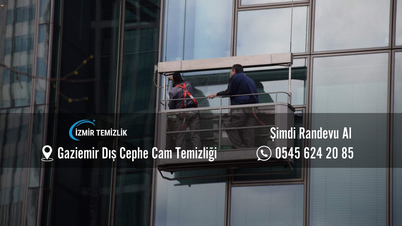 Gaziemir Dış Cephe Cam Temizliği