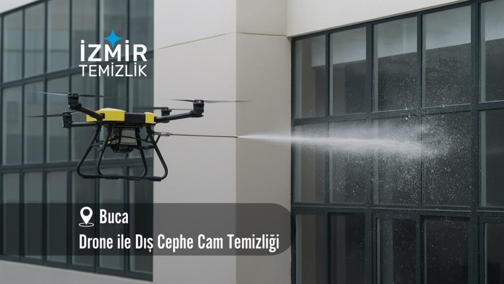 İzmir Buca Drone ile dış cephe cam temizliği izmir temizlik şirketi izmir Buca drone ile dış cephe cam temizliği fiyatları Buca drone ile temizlik